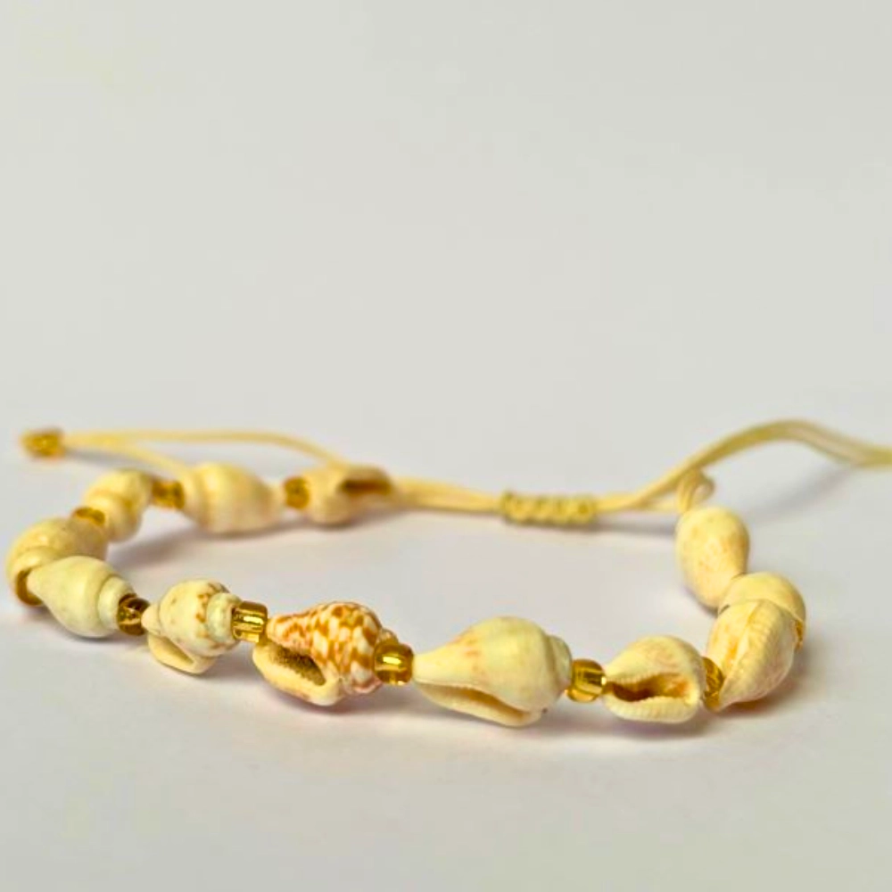 "Karang- a tenger csendes bölcsessége"  kagyló karkötő 