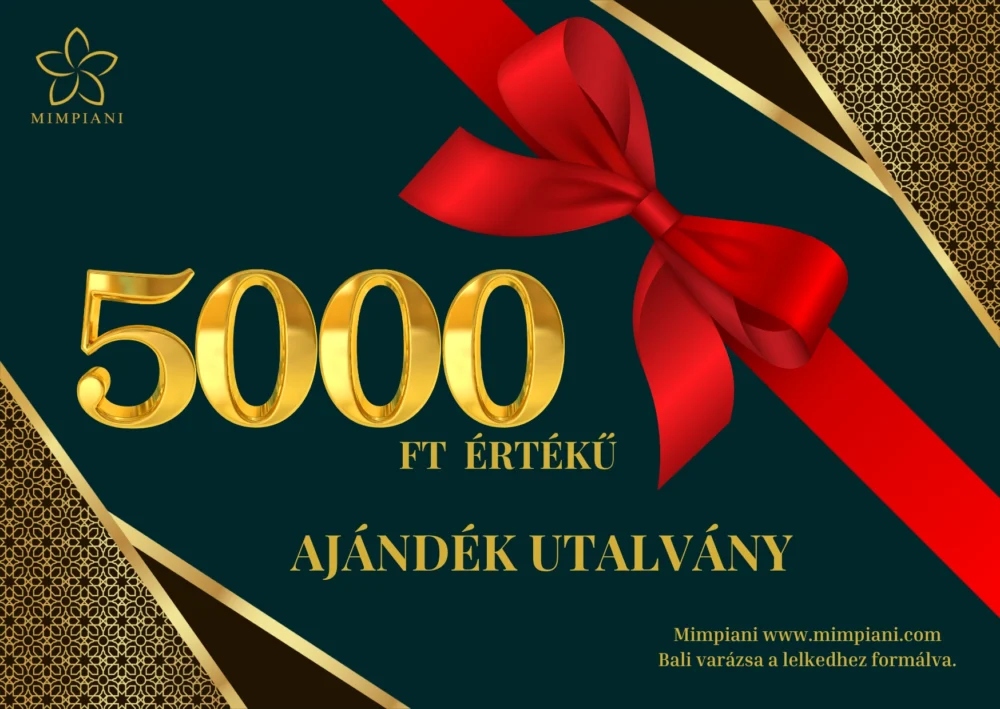 Ajándékutalvány– Ajándékozz Lélekből- 5000 Ft